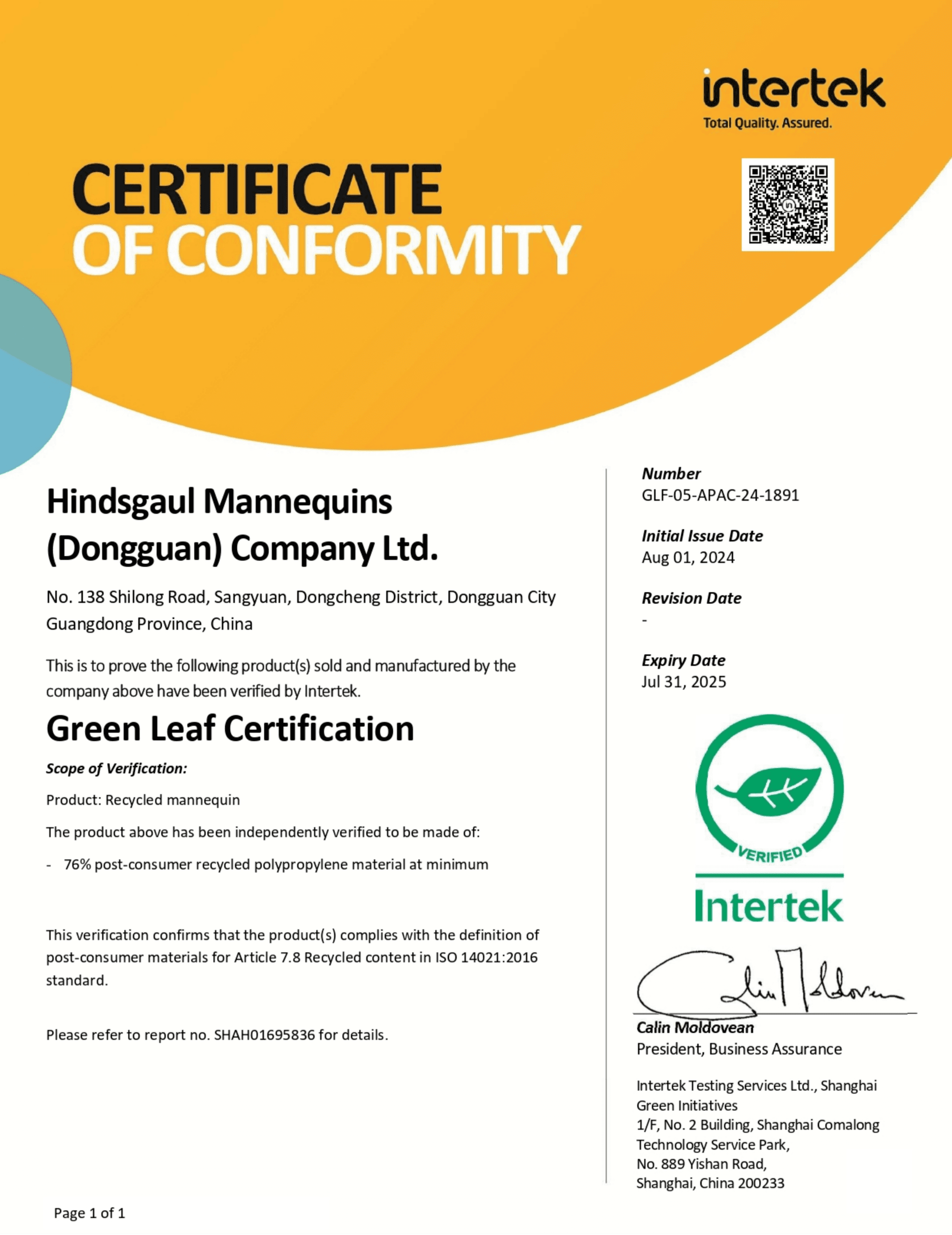 Green Leaf Standard (GLS)